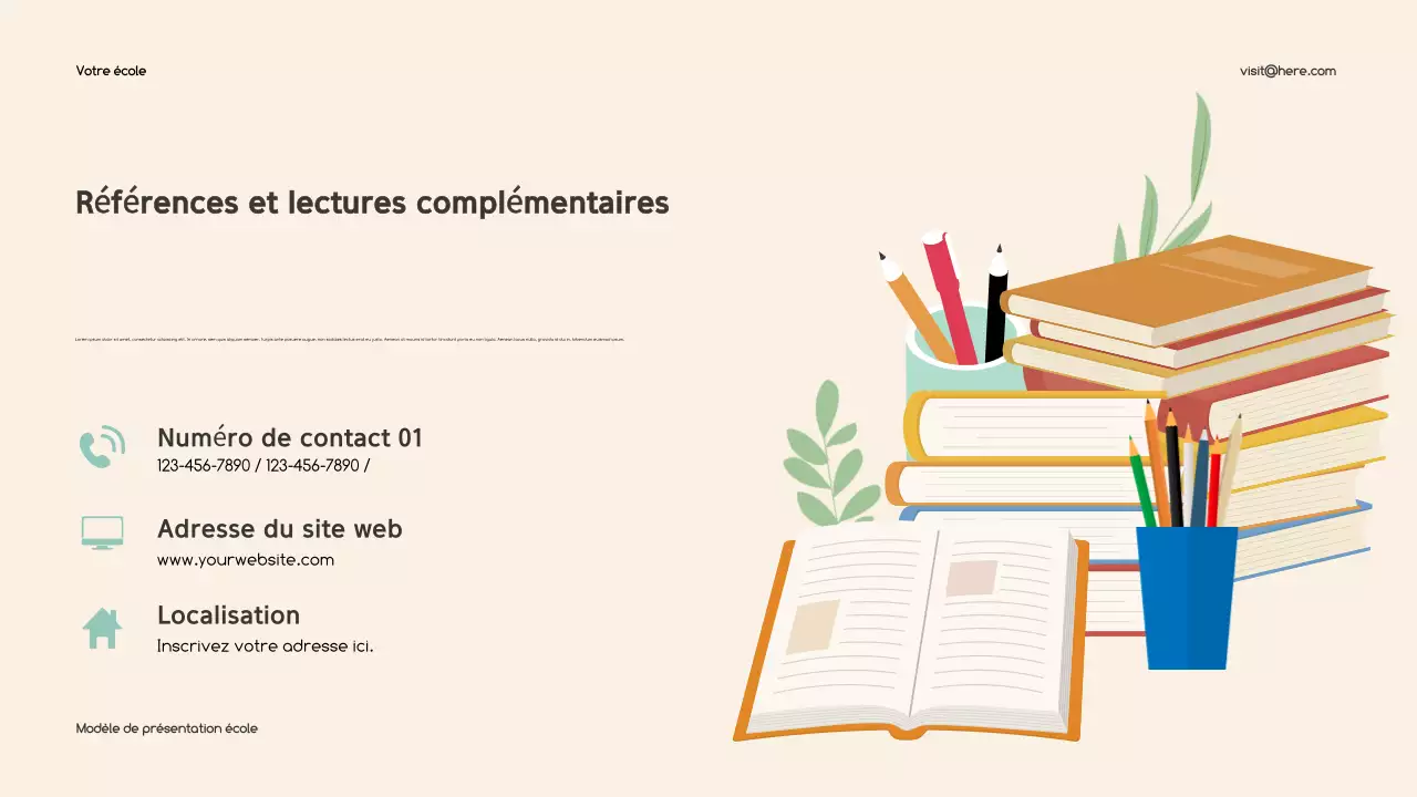 Présentation de l'éducation classique beige