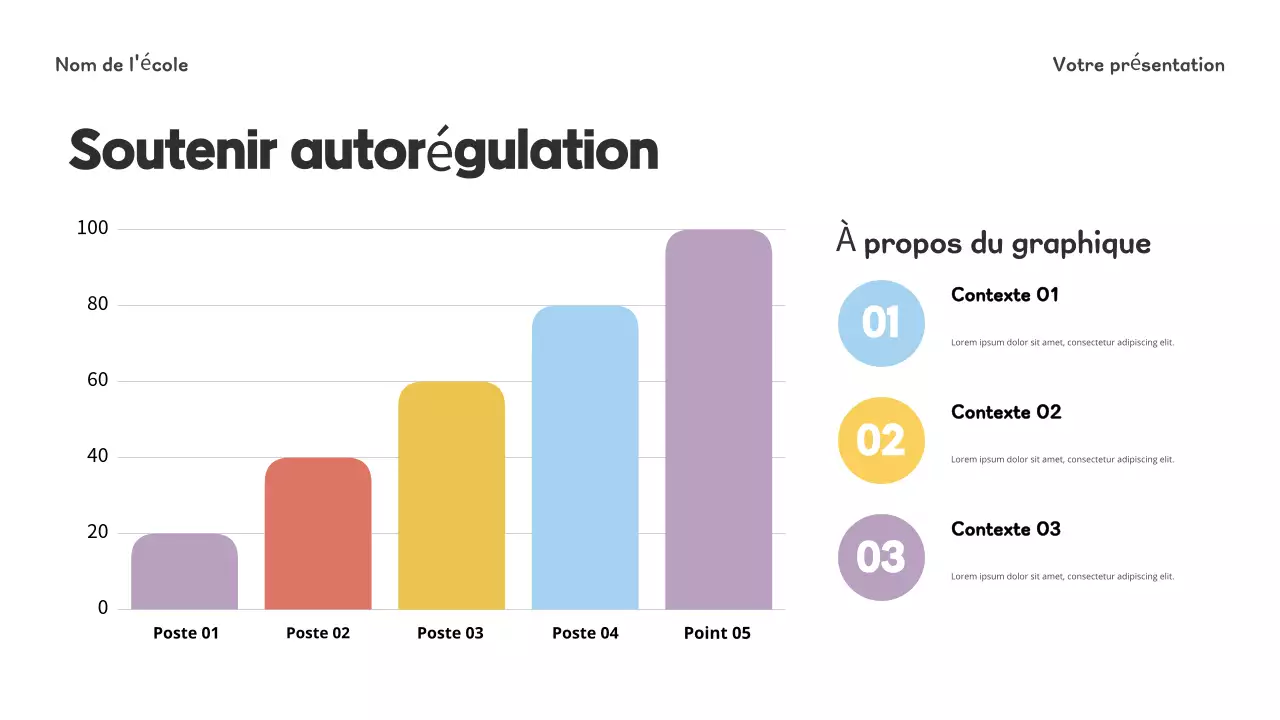 Présentation de l'école maternelle ludique bleue