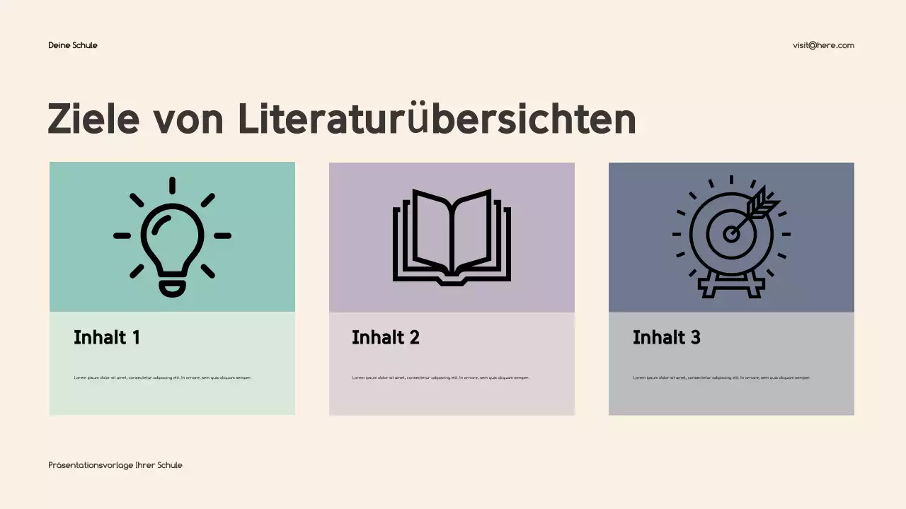 Beige Klassische Bildungspräsentation