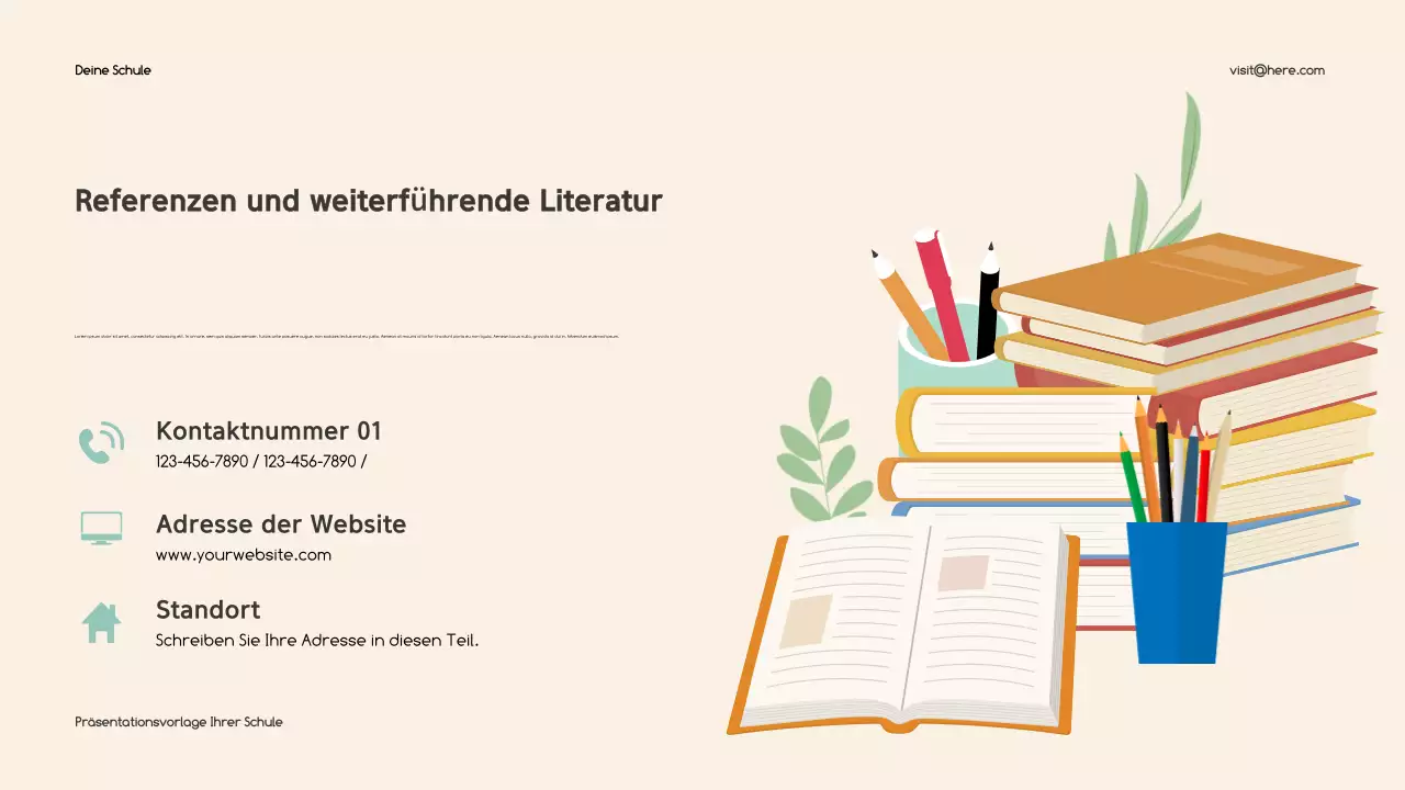 Beige Klassische Bildungspräsentation