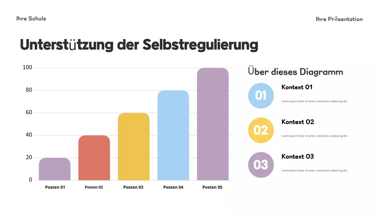 Blaue spielerische Vorschuleinführung Präsentation