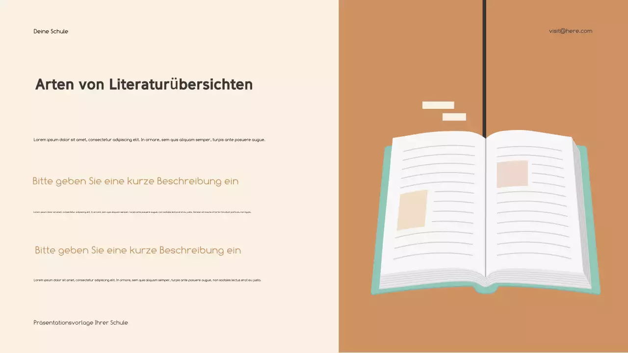 Beige Klassische Bildungspräsentation