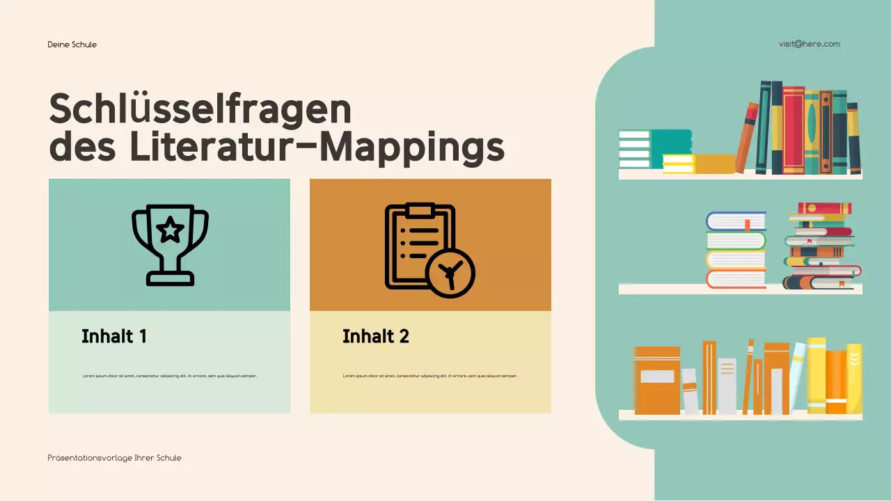 Beige Klassische Bildungspräsentation