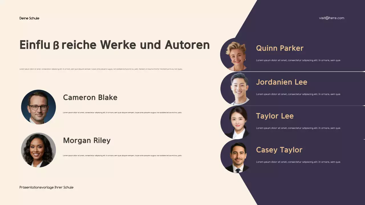 Beige Klassische Bildungspräsentation