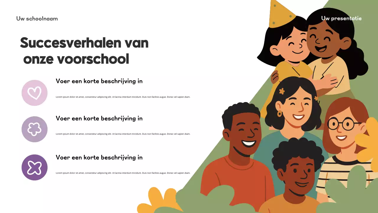 Blauwe Speelse Kleuterschool Introductiepresentatie