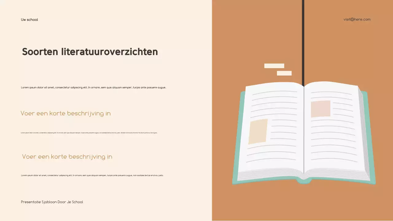 Beige Klassieke Onderwijspresentatie