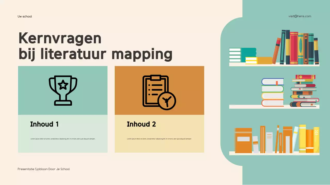 Beige Klassieke Onderwijspresentatie