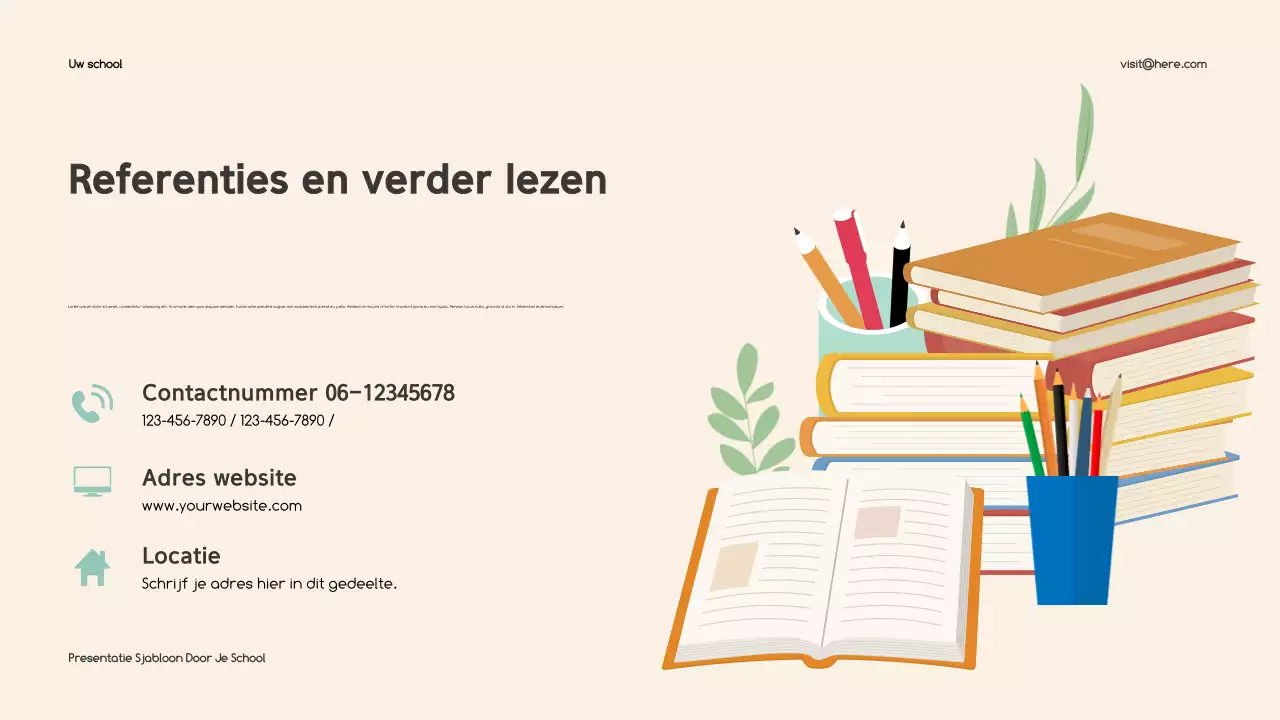 Beige Klassieke Onderwijspresentatie