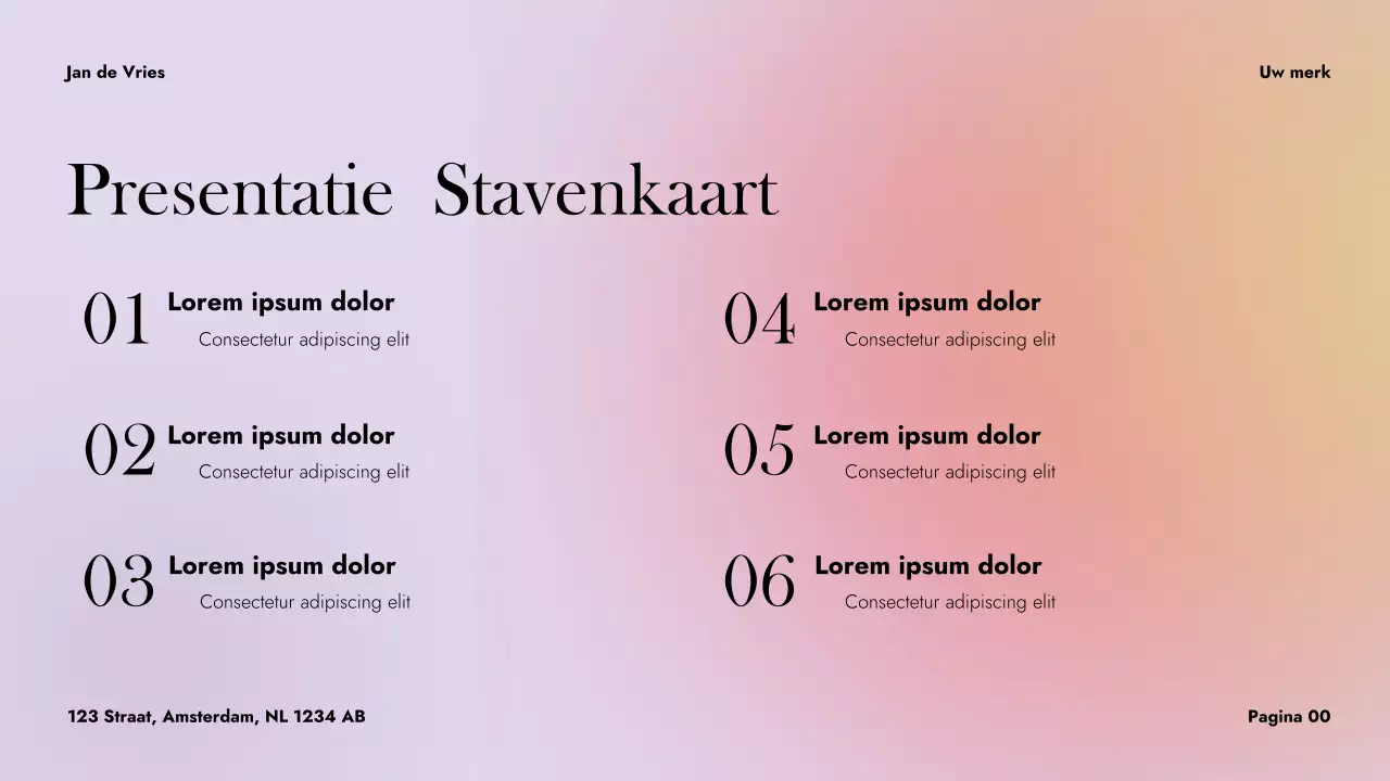 Paarse abstracte danspresentatie