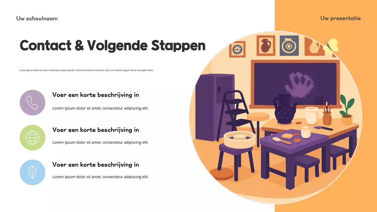 Blauwe Speelse Kleuterschool Introductiepresentatie