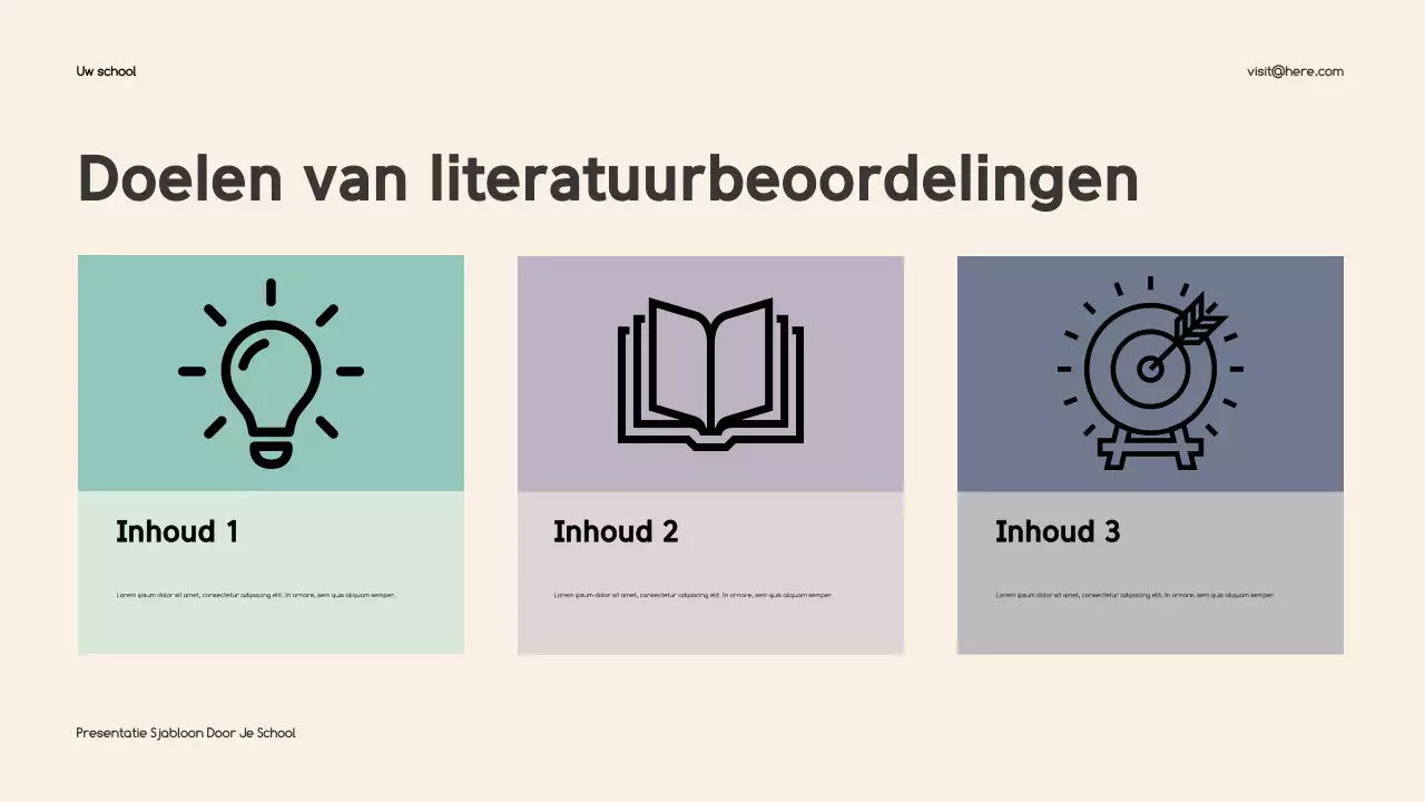 Beige Klassieke Onderwijspresentatie