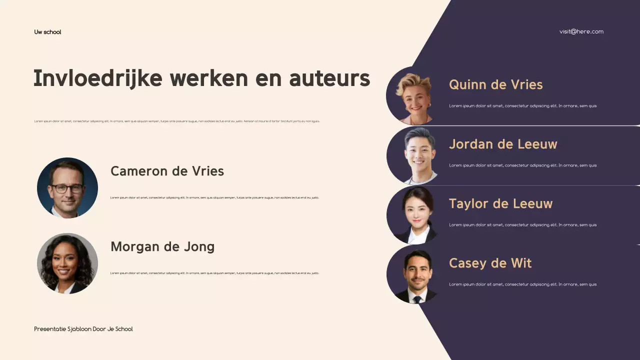 Beige Klassieke Onderwijspresentatie