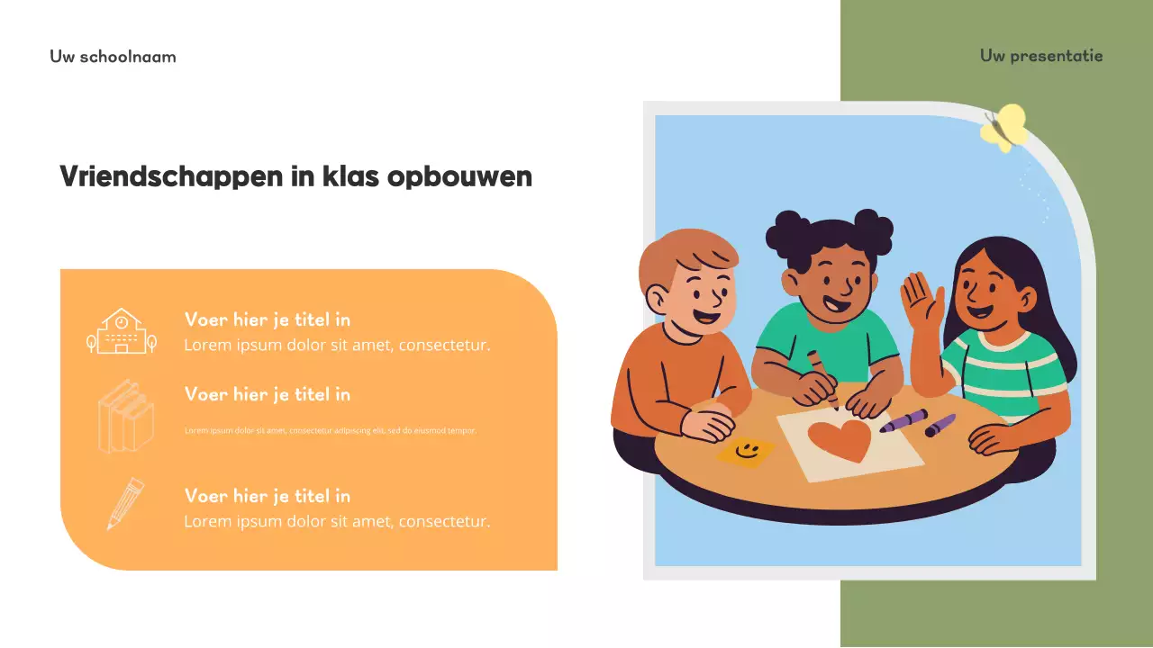 Blauwe Speelse Kleuterschool Introductiepresentatie