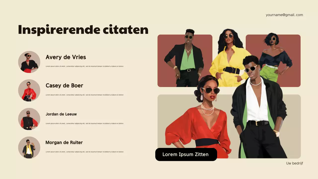 Presentatie over de aankondiging van de geschiedenis van de Maroon Geometric