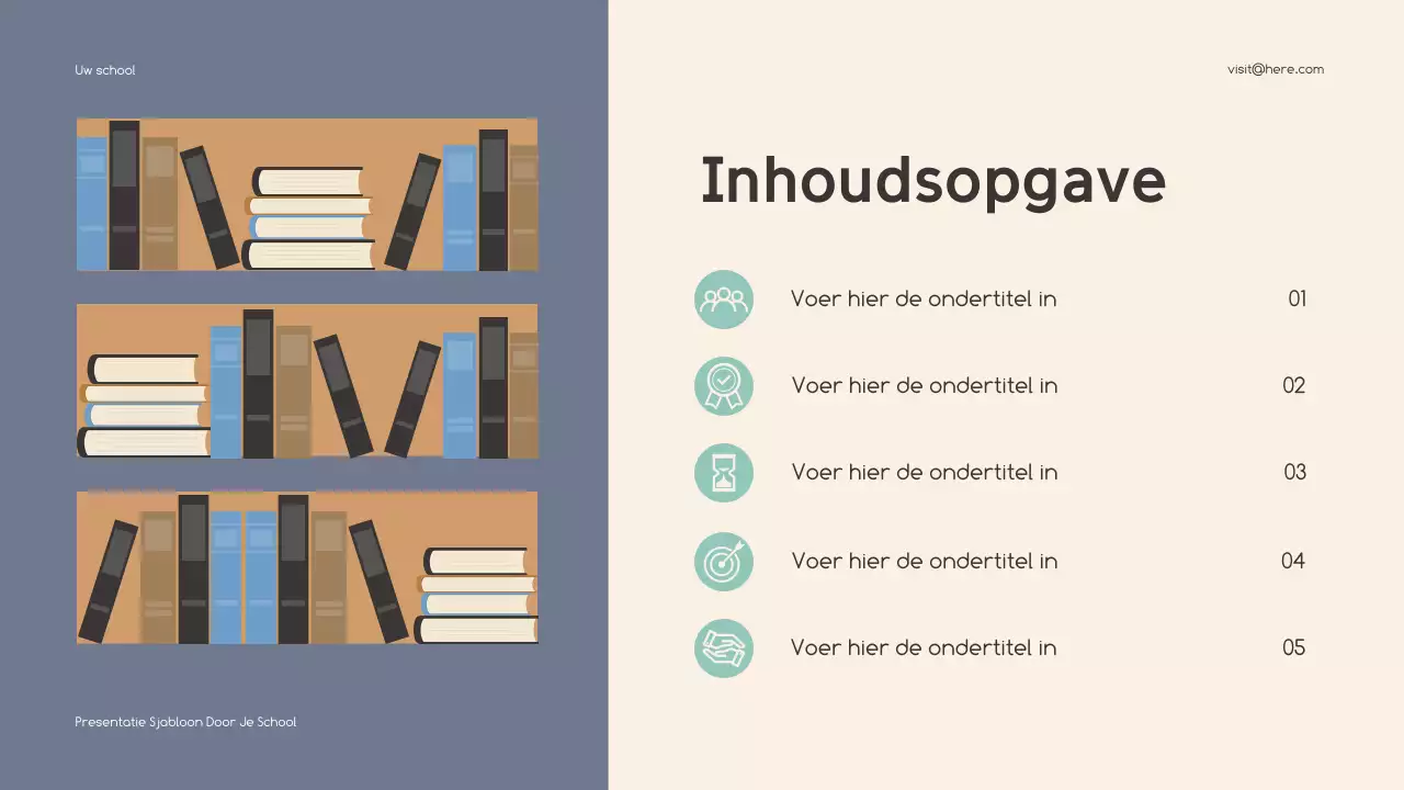 Beige Klassieke Onderwijspresentatie