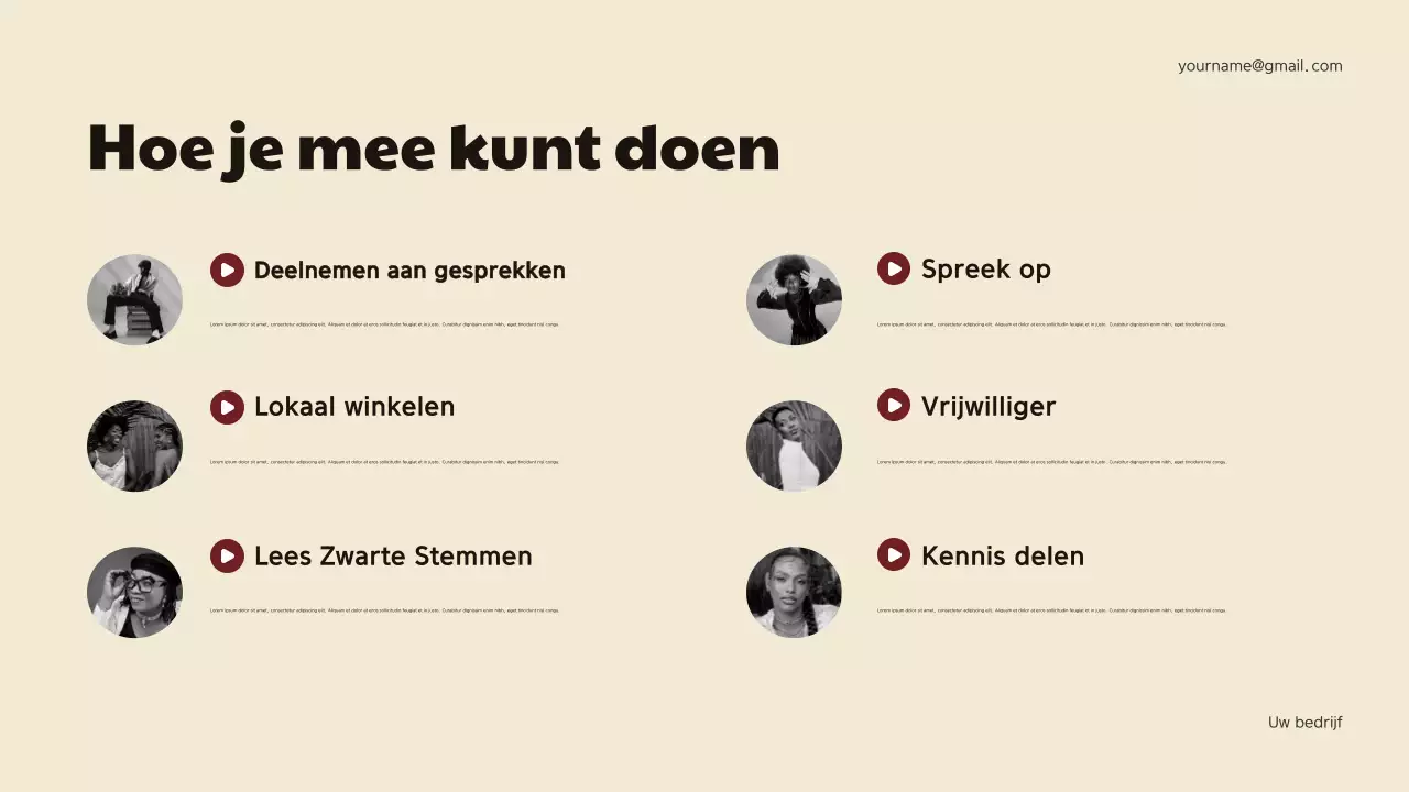 Presentatie over de aankondiging van de geschiedenis van de Maroon Geometric