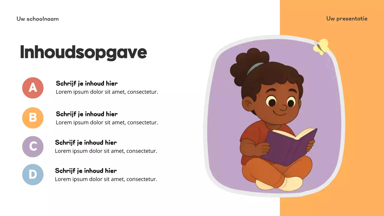 Blauwe Speelse Kleuterschool Introductiepresentatie