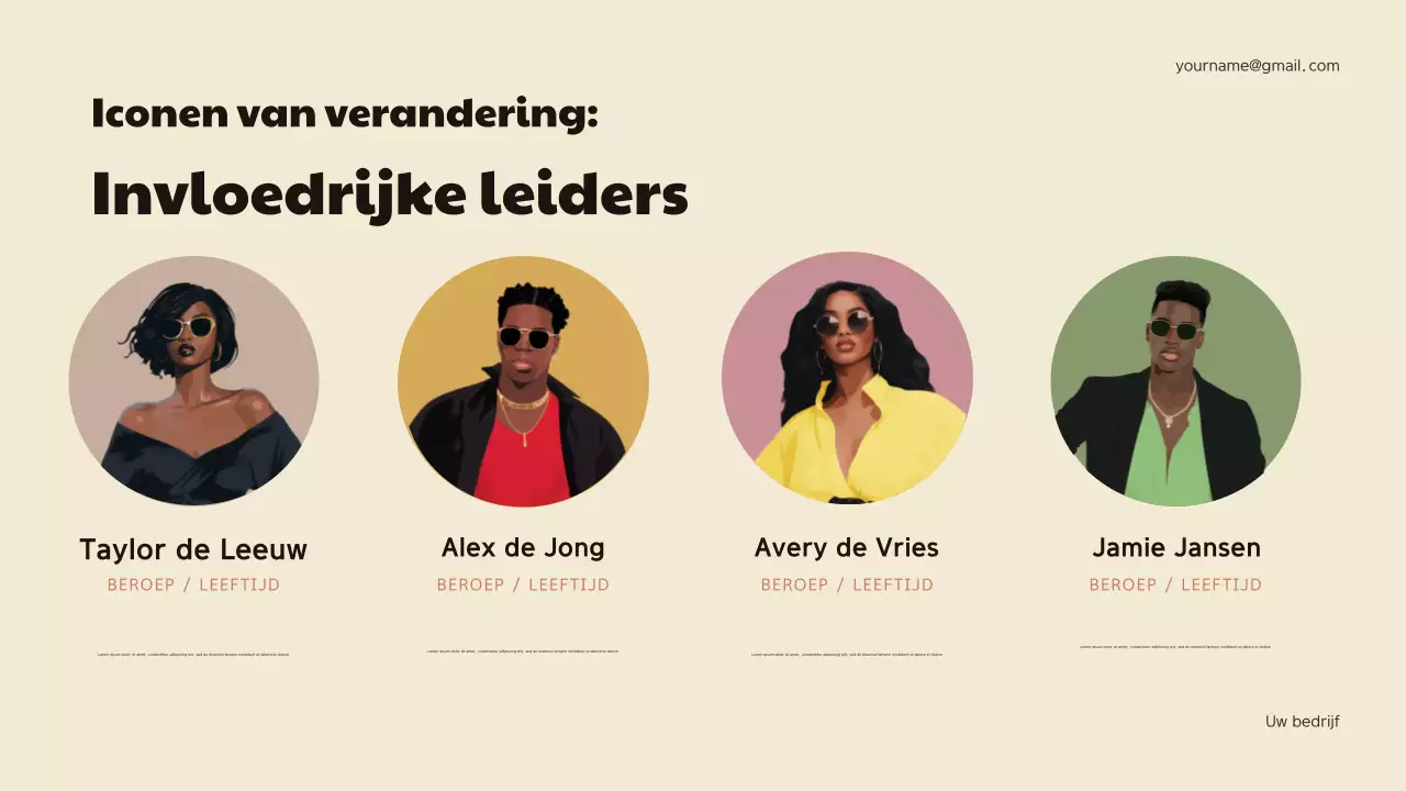 Presentatie over de aankondiging van de geschiedenis van de Maroon Geometric