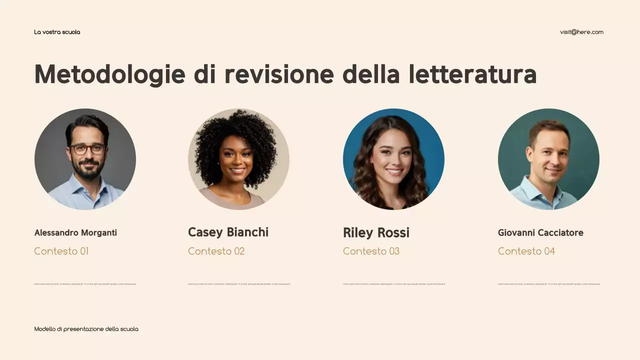 Presentazione didattica Beige Classic