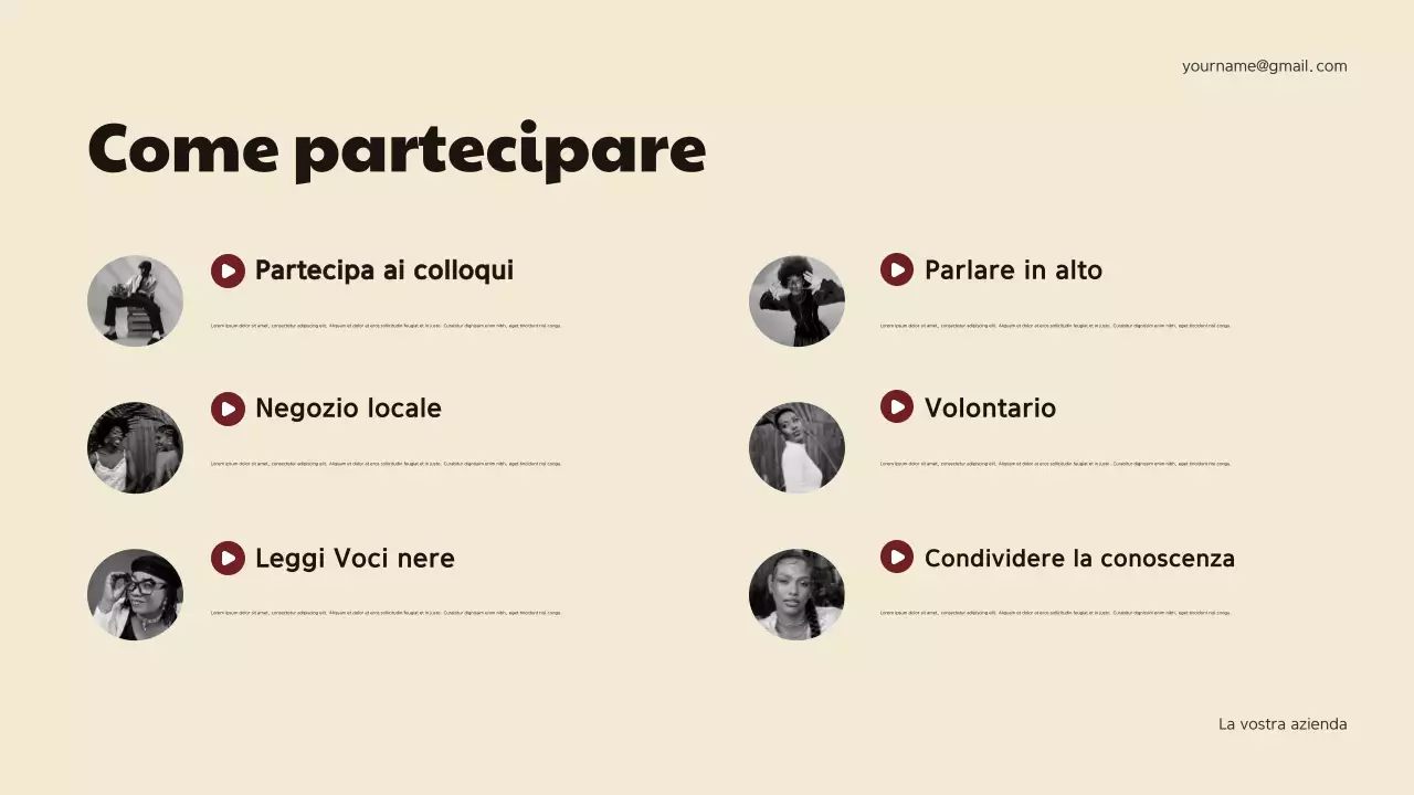 Presentazione dell'annuncio della storia geometrica dei Maroon