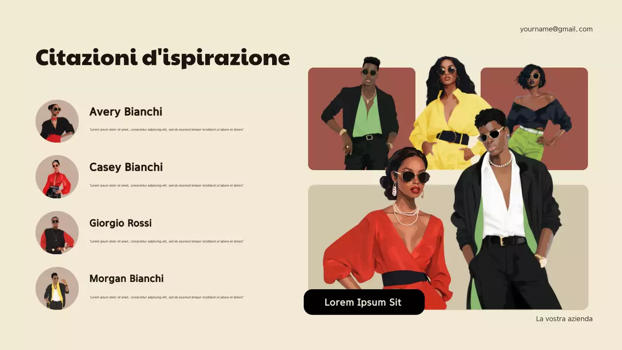 Presentazione dell'annuncio della storia geometrica dei Maroon