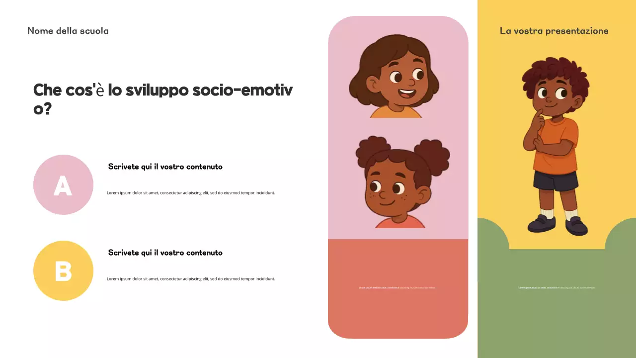 Presentazione introduttiva alla scuola materna Blue Playful