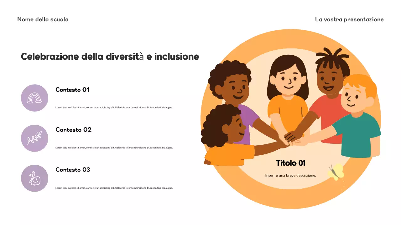 Presentazione introduttiva alla scuola materna Blue Playful