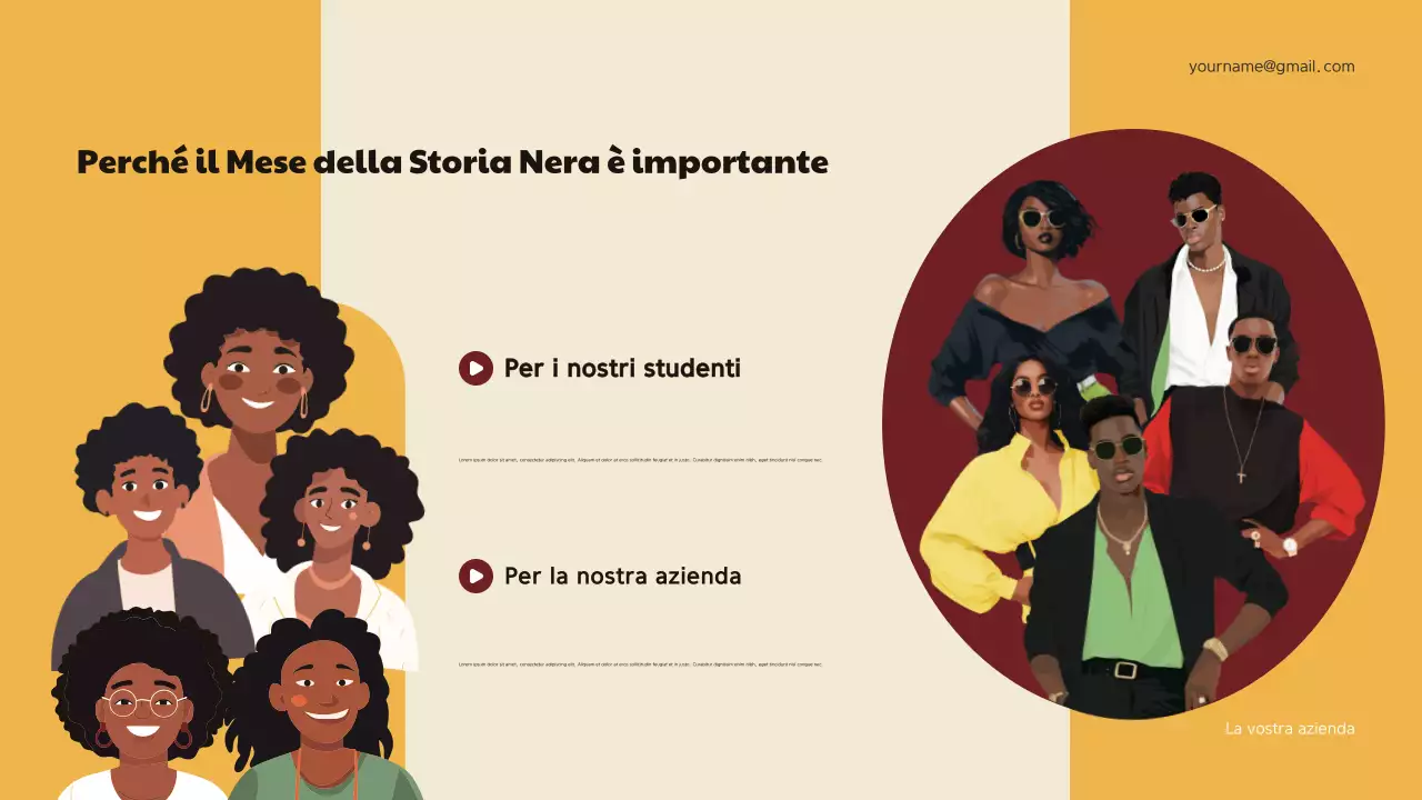 Presentazione dell'annuncio della storia geometrica dei Maroon