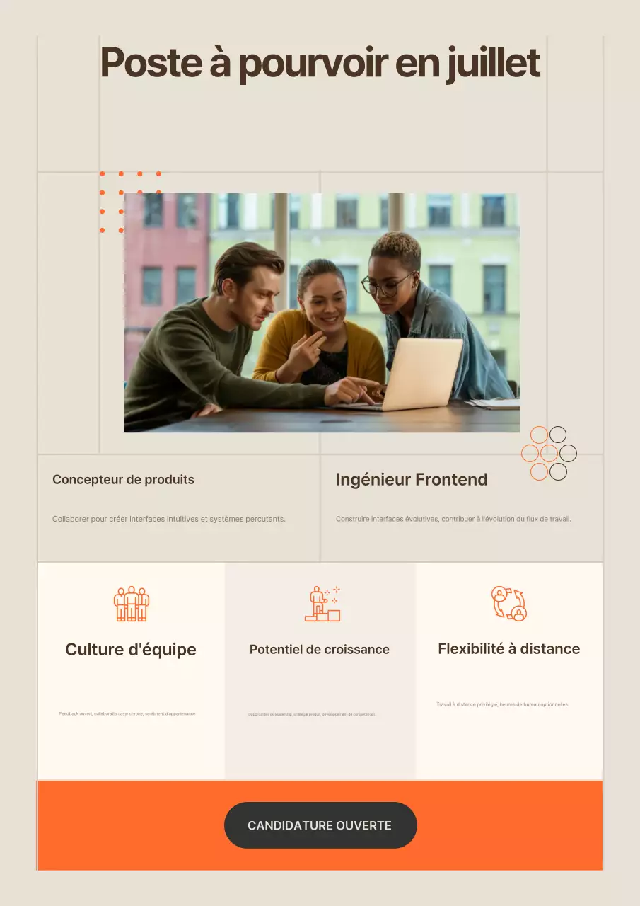 Recrutement Orange Modern Job