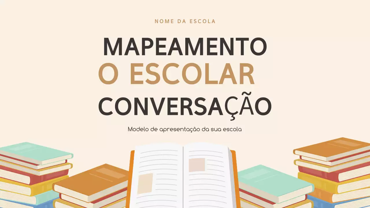 Apresentação Educacional Clássica Bege