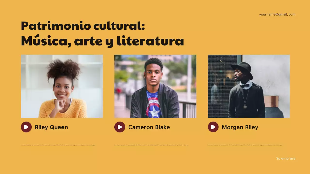 Presentación del anuncio de la historia geométrica de Maroon