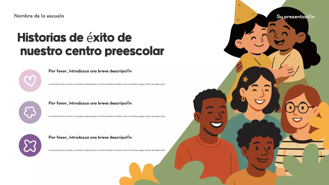 Presentación de introducción a Blue Playful Preschool