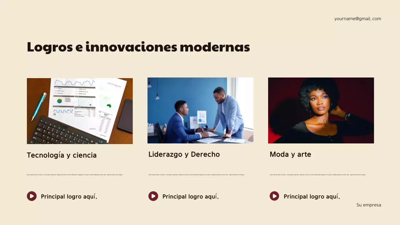 Presentación del anuncio de la historia geométrica de Maroon