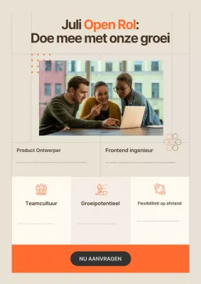 Orange Modern Job Recruitment