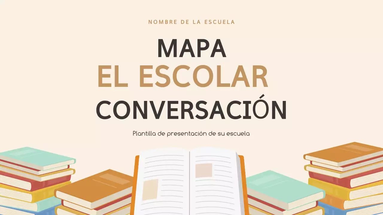 Presentación educativa clásica beige