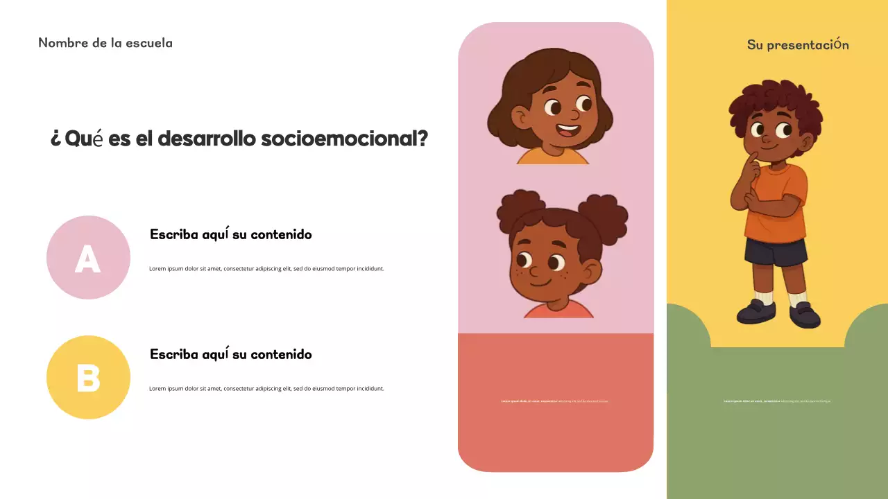 Presentación de introducción a Blue Playful Preschool