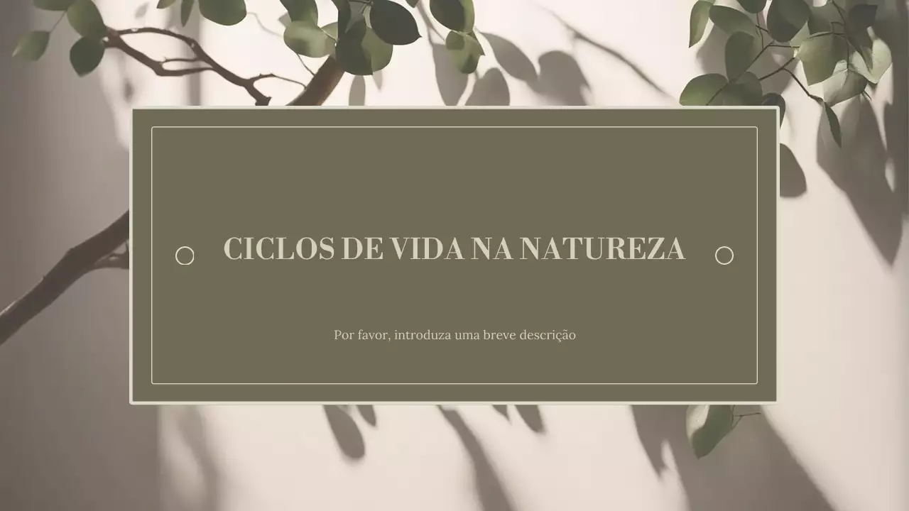 Apresentação do Guia Sage Minimal Nature