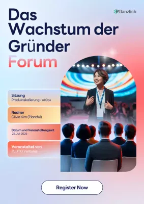 Blaues und rotes modernes Geschäftsevent