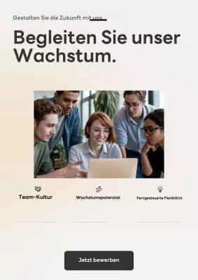 Beige Modern Team Recruitment