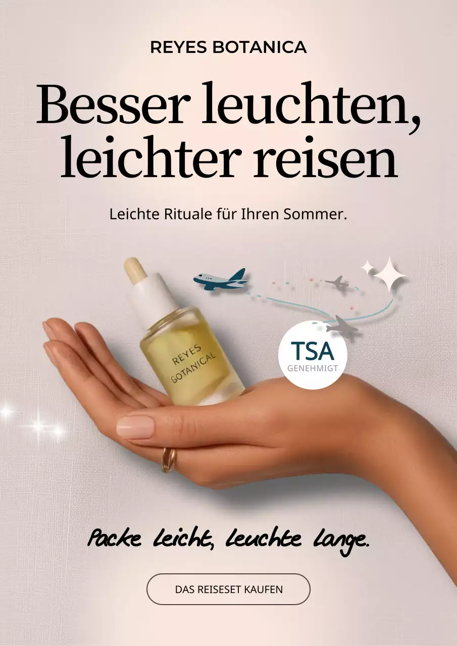 Beige Moderne Hautpflege-Aktion