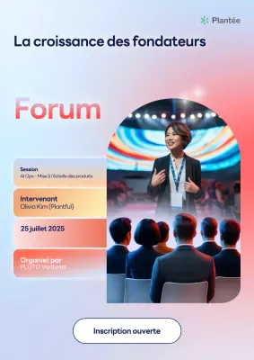 Événement d'affaires moderne bleu et rouge