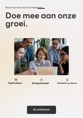 Beige Modern Team Recruitment