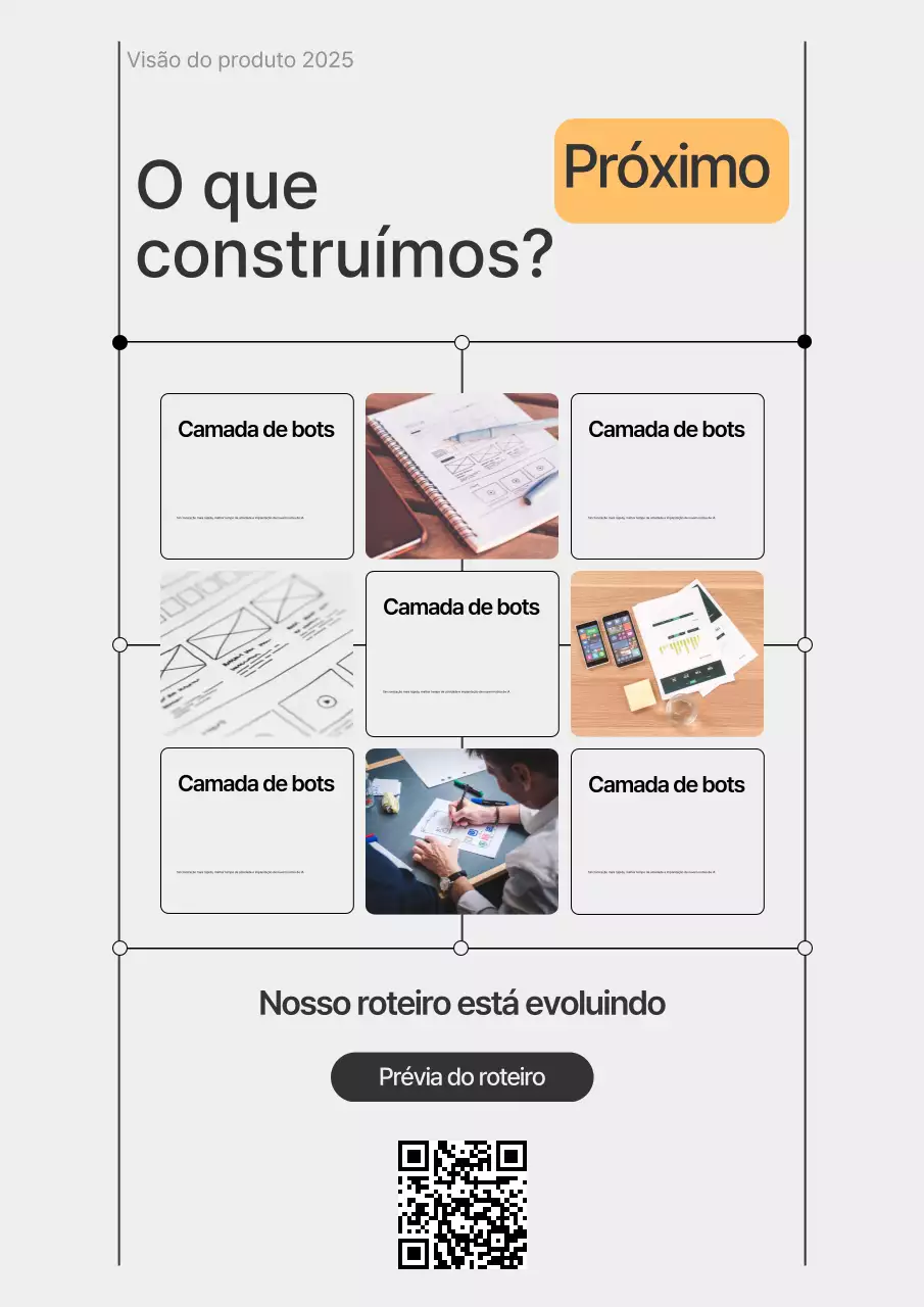 Anúncio de produto moderno cinza
