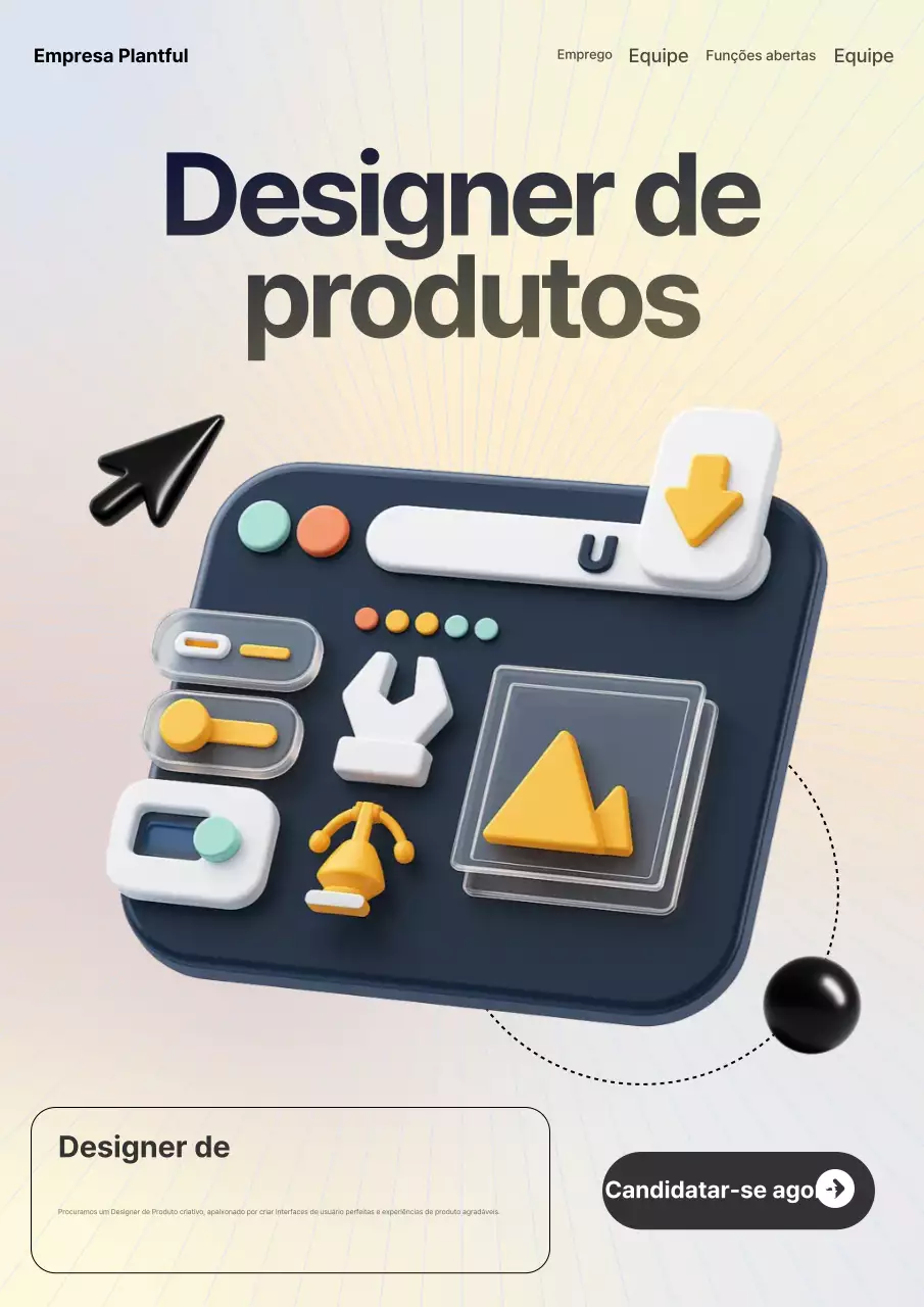 Recrutamento de Designer de Estilo 3D