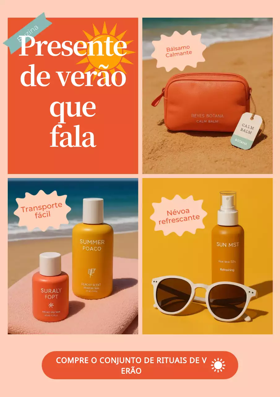 Promoção de Verão Laranja Trendy