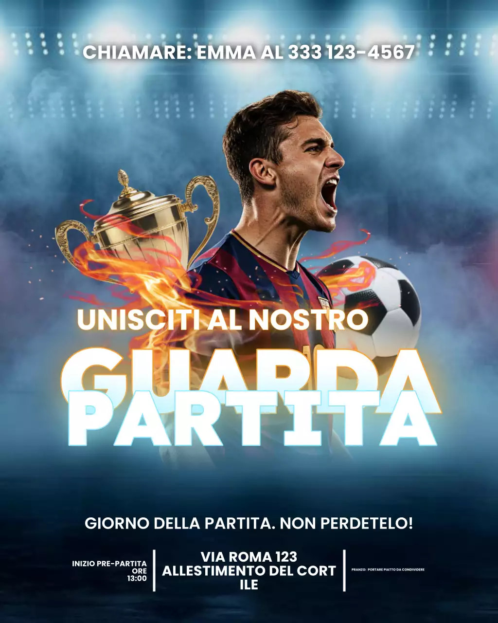 Partita sportiva in diretta, festa di visione di partite su Instagram