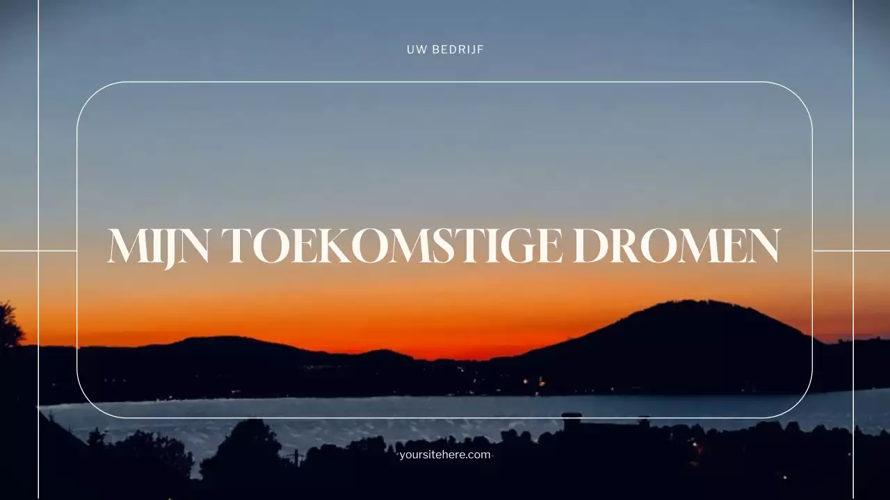 Orange Minimal Dreams aankondigingspresentatie