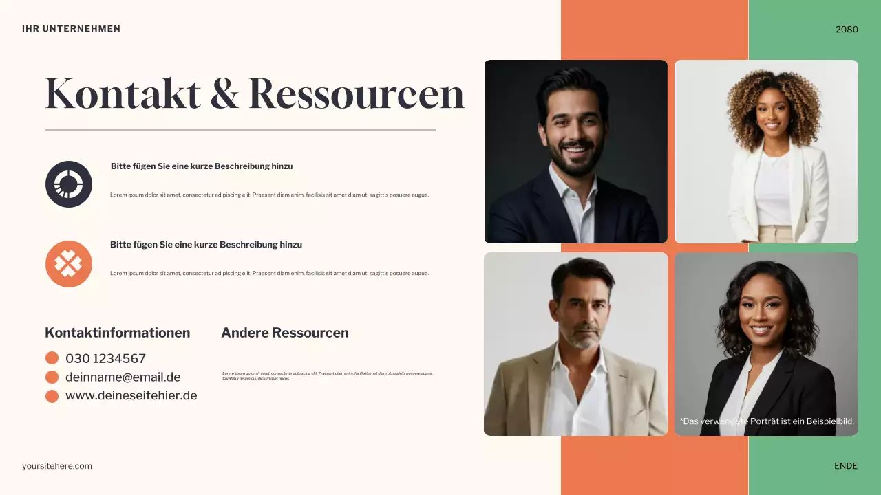 Orange Minimal Dreams Ankündigung Präsentation