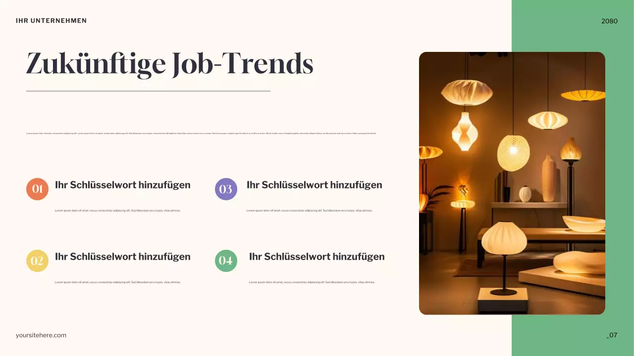 Orange Minimal Dreams Ankündigung Präsentation