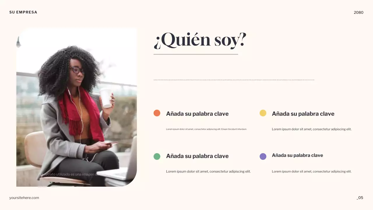 Presentación del anuncio de Orange Minimal Dreams